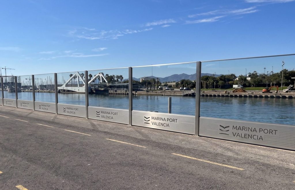 DTAC clear fencing with panoramic panels